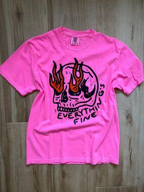 NEW Everything's Fine Neon Tee